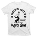 Mardi Gras Bourbon Street New Orleans Beer Funny T-Shirt product image 1