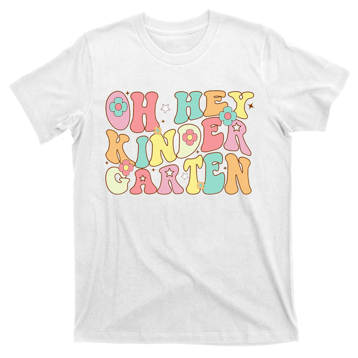 Oh Hey Kindergarten Groovy Retro First Day Back To School product image 1