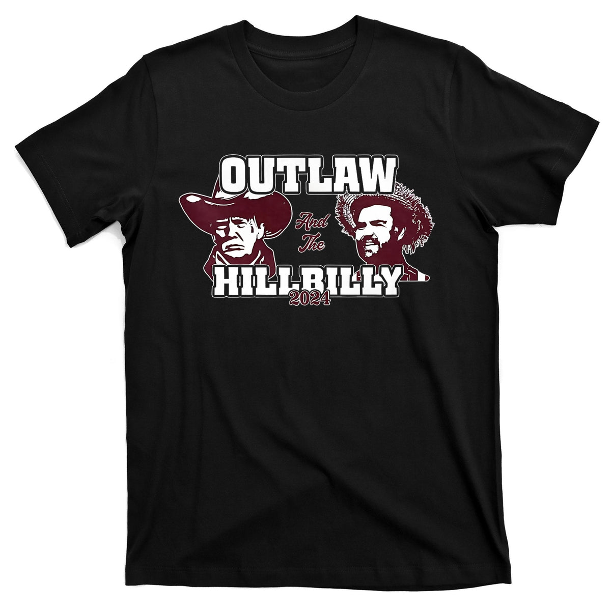 Outlaw Hillbilly Trump Vance 2024 Vintage T-Shirt product image 1