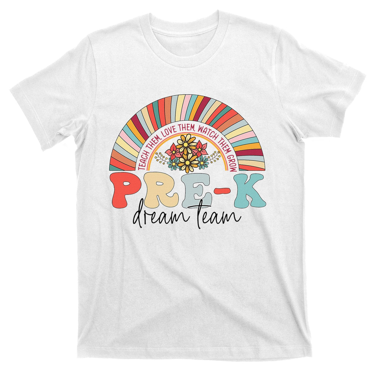 Pre-K Dream Team Rainbow Teacher Student Back To School product image 1
