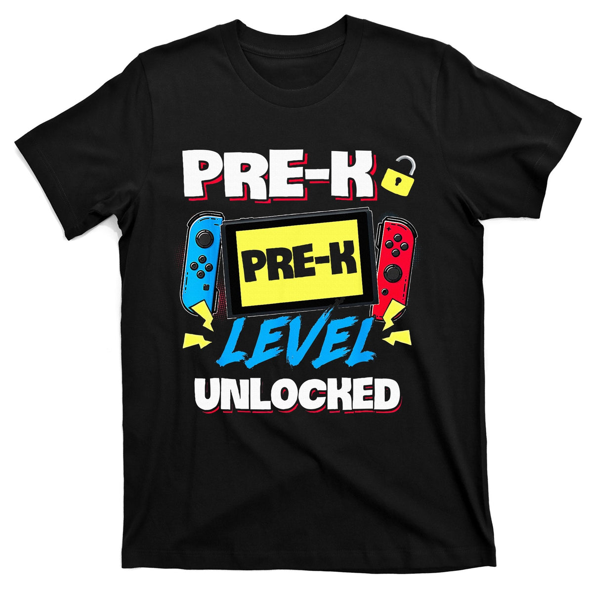 Preschool Level Unlocked Gaming Back To School T-Shirt product image 1