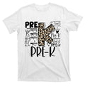 PreK Typography Team Pre K Teacher Back To School T-Shirt product image 1