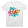Retro Back To School Hello Fourth Grade T-Shirt product image 1