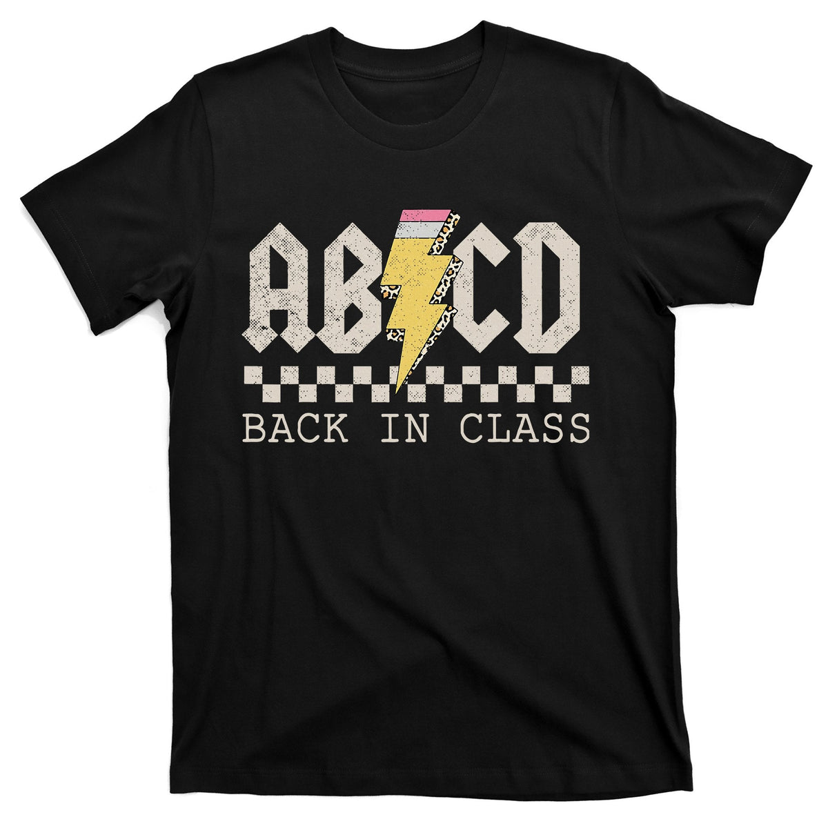 Rock Back To School ABCD In Class Teachers T-Shirt product image 1