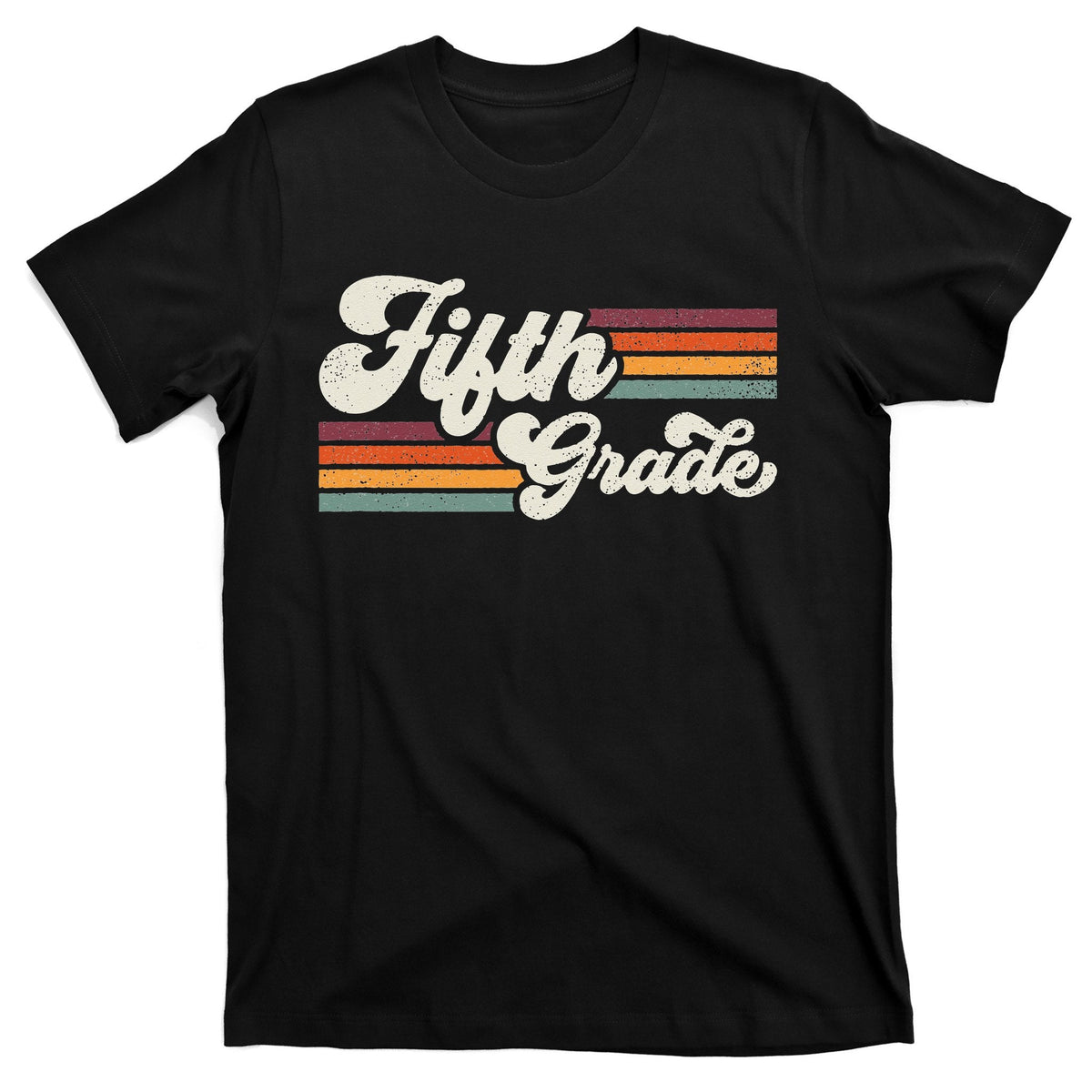 Retro Fifth Grade Teacher Back To School T-Shirt product image 1
