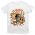 Retro Fall Vibes Teacher Back To School Autumn T-Shirt product image 1