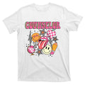 Retro Groovy School Counselor Appreciation Back To T-Shirt product image 1
