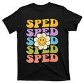 Retro Groovy SPED Teachers Back to School T-Shirt product image 1