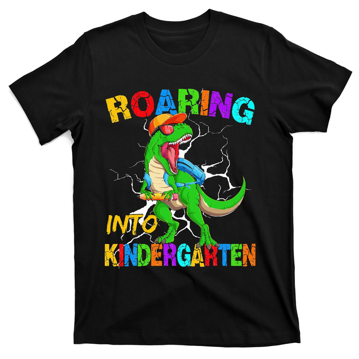 Roaring Into Kindergarten T Rex Dinosaur Back To School product image 1