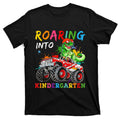 Roaring Kindergarten Cool Dinosaur Back To School T-Shirt product image 1
