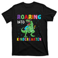 Roaring Kindergarten Cool Dinosaur Back To School T-Shirt product image 1