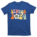 Senior 2024 Hippie Peace Love Seniors Back To School T-Shirt product image 1