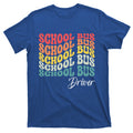 School Bus Driver Groovy Retro Funny Back To T-Shirt product image 1