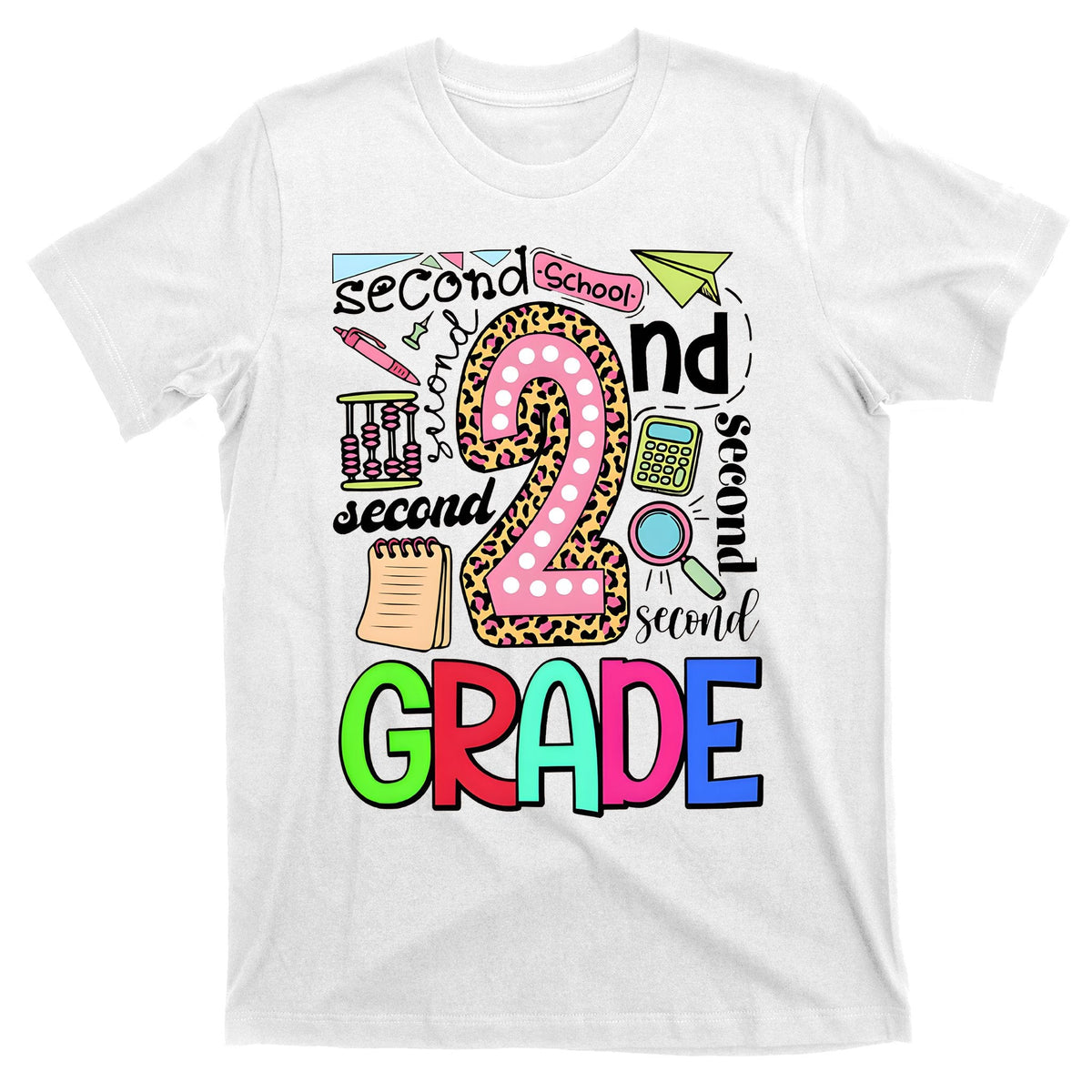 Second Grade Teacher 2nd Back To School T-Shirt product image 1