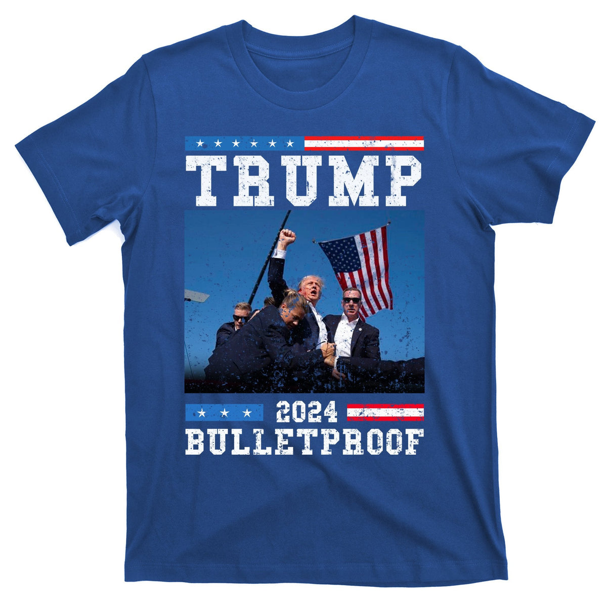 Trump Bulletproof Fight Fist Legend Donald 2024 T-Shirt product image 1