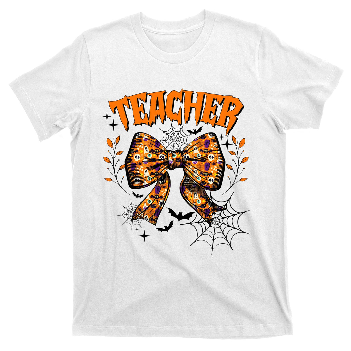 Teacher Halloween Coquette Back To School T-Shirt product image 1