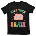 Teacher Kiss Your Brain Student Cute Funny Back To School product image 1