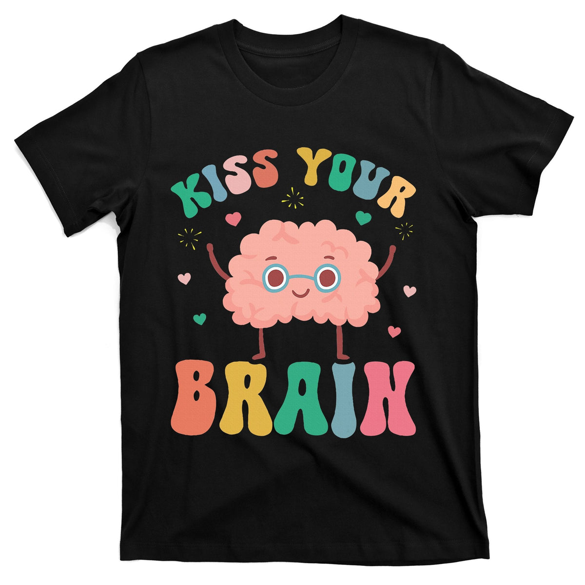Teacher Kiss Your Brain Student Cute Funny Back To School product image 1