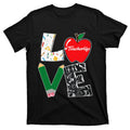 Teach Love Inspire Rainbow Back To School Teaching T-Shirt product image 1
