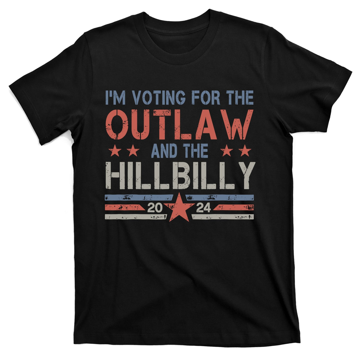 Trump Vance 2024 Donald J.D. Outlaw Hillbilly T-Shirt product image 1