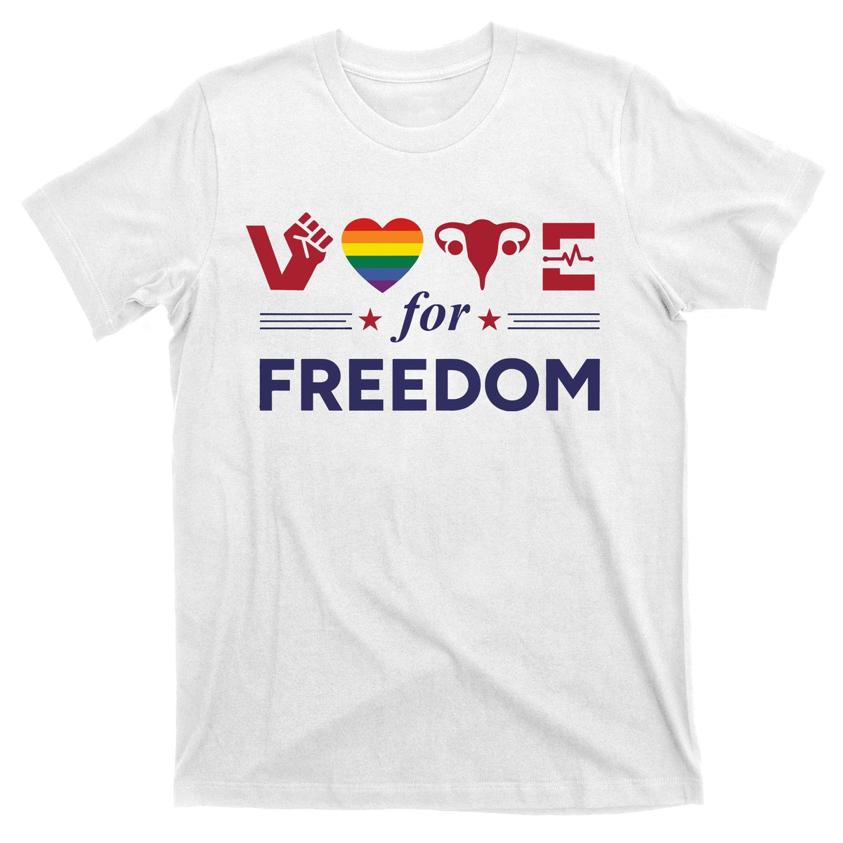 Vote For Freedom Lgbt Feminist Abortion T-Shirt product image 1