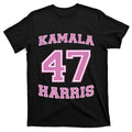 Varsity First Woman President Harris 2024 Kamala 47 T-Shirt product image 1