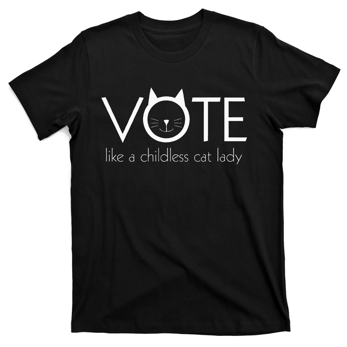 Vote Like A Childless Cat Lady Funny Kamala Harris 2024 product image 1