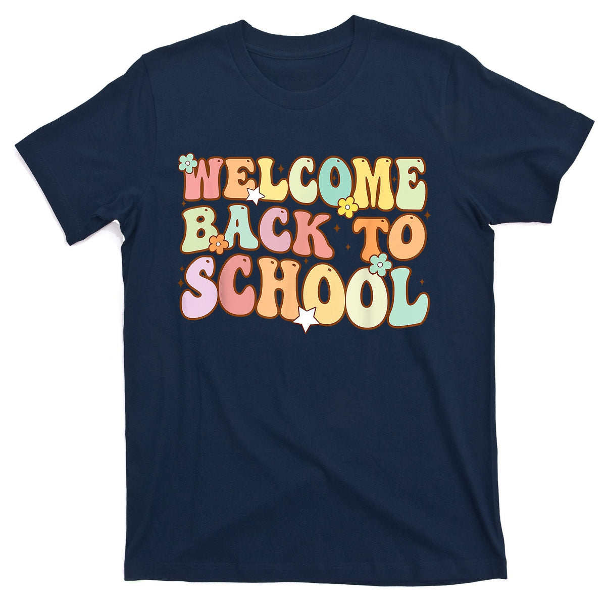 Welcome Back To School Retro First Day Of Teacher T-Shirt product image 1