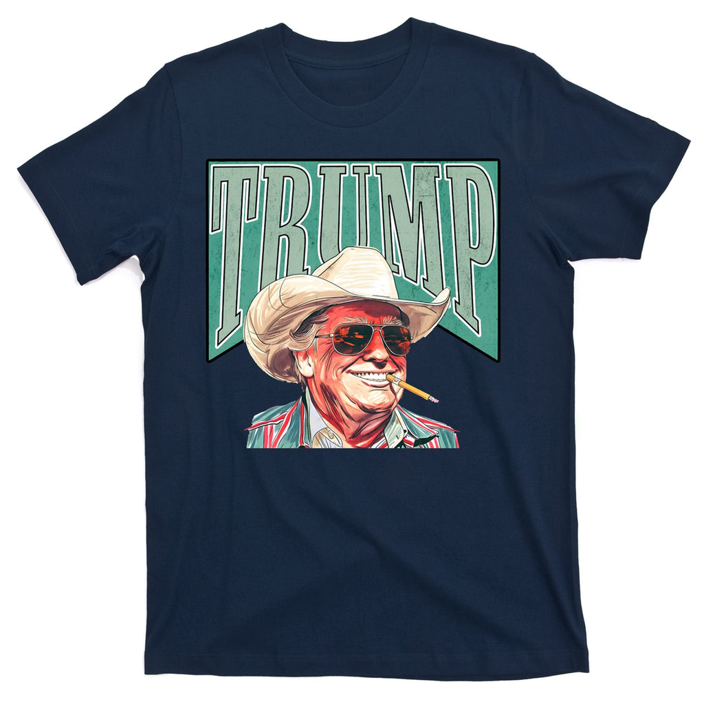 Western Donald Trump Cowboy Maga T-Shirt product image 1