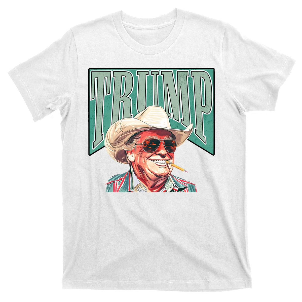 Western Donald Trump Cowboy Maga T-Shirt product image 11